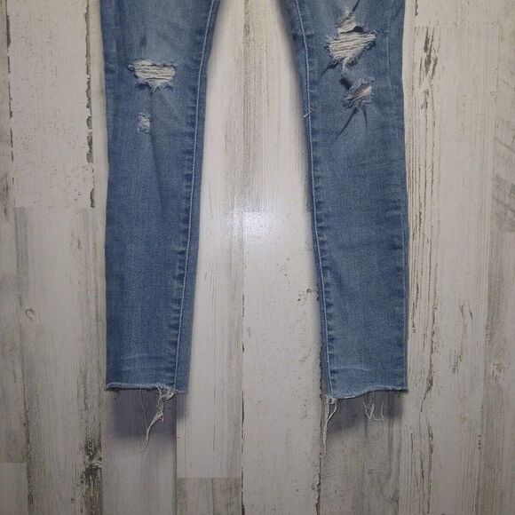 Gap Women's Blue Favorite Jeggings Light Wash Regular Fit Size 0/25 - Picture 2 of 11